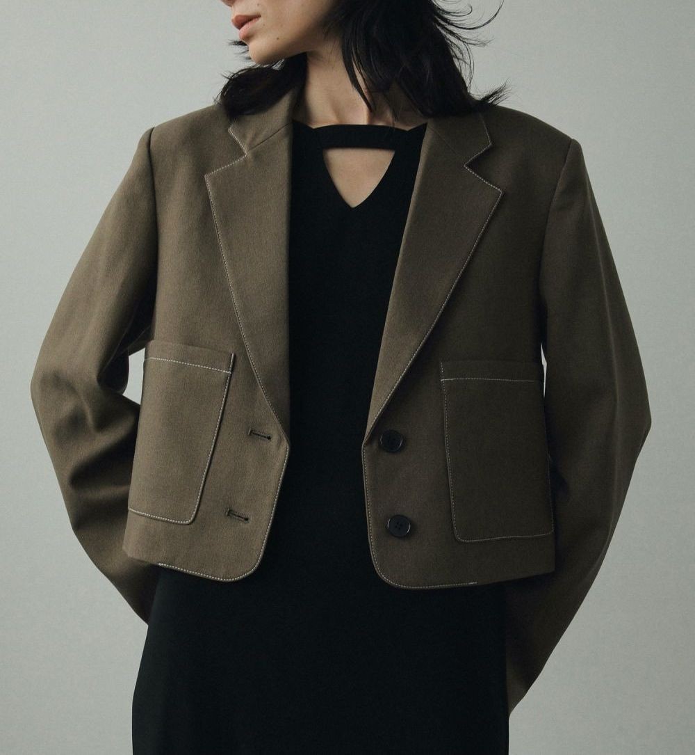 ジャケット・アウター anuke Half Sleeve Jacket anuke ジャケット ノーカラージャケット Half Sleeve Jacket