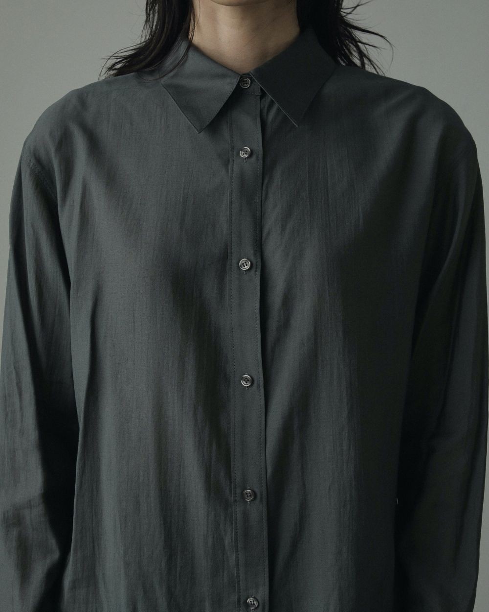anuke（アンヌーク） SALE (アンヌーク）Sheer Satin Shirts 即日発送
