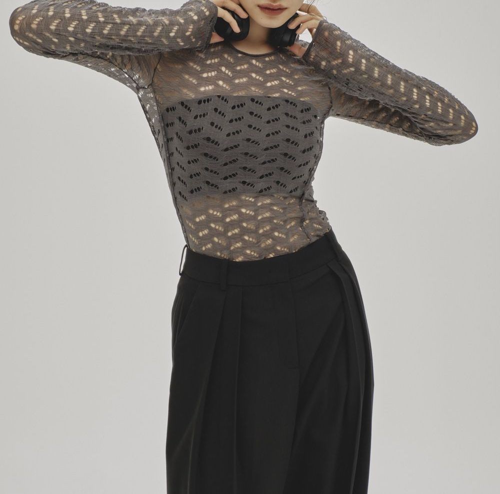 todayful 新品未使用Jacquard Long T-shirts セール】Jacquard Long T-shirts（Tシャツ/カットソー