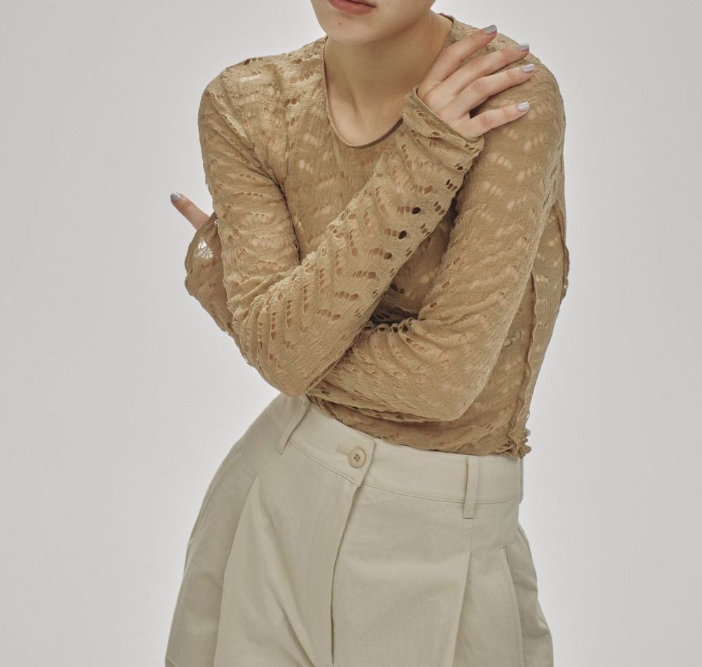 TODAYFUL (トゥデイフル）Jacquard Long T-shirts 即日発送