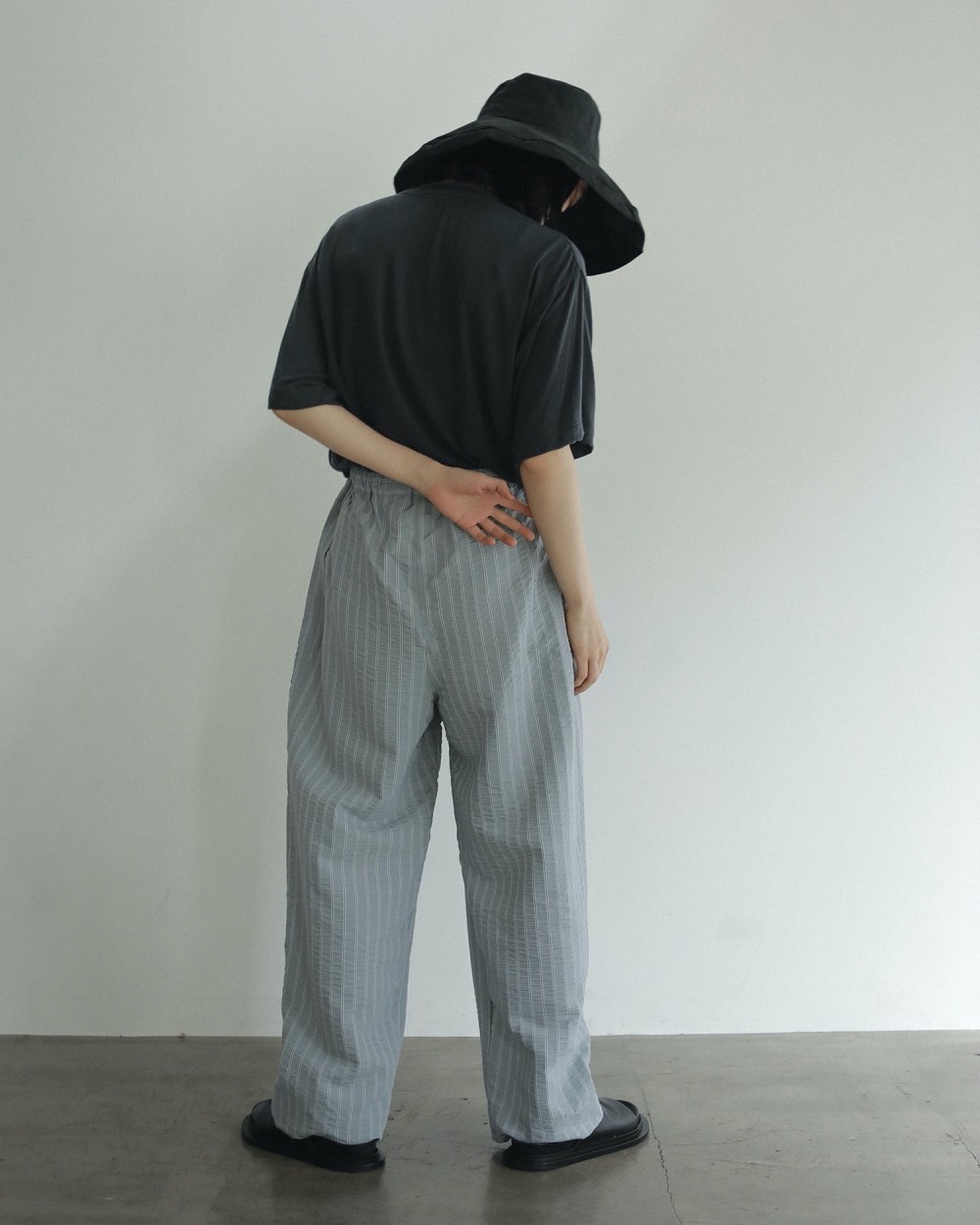 anuke SALE ANUKE (アンヌーク）Sheer Stripe Pants 即日発送