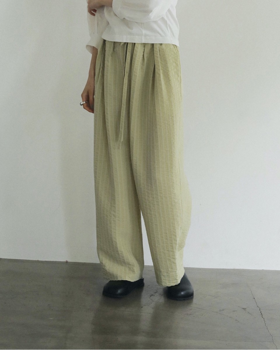anuke SALE ANUKE (アンヌーク）Sheer Stripe Pants 即日発送