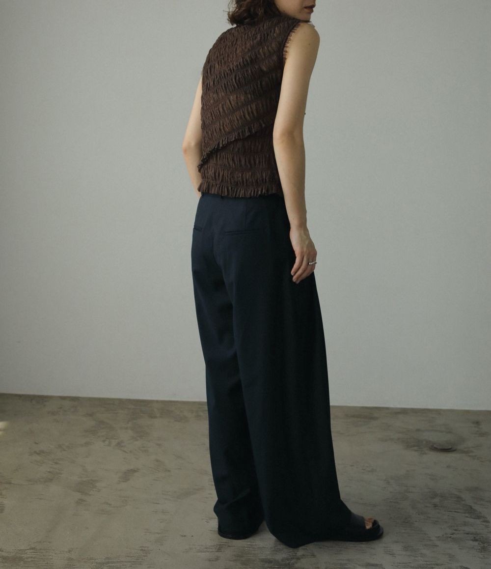 anukeアンヌーク Tuck Wide Pants 36 BK 楽天市場】【即納】ànuke アンヌーク anukeReha. Tuck Wide
