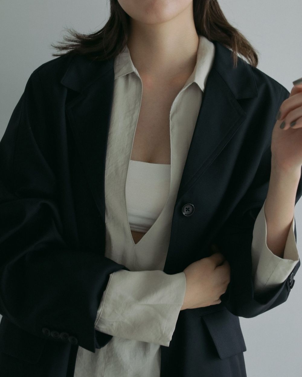 anuke ANUKE (アンヌーク）Skipper Sheer Shirts 即日発送 SALE
