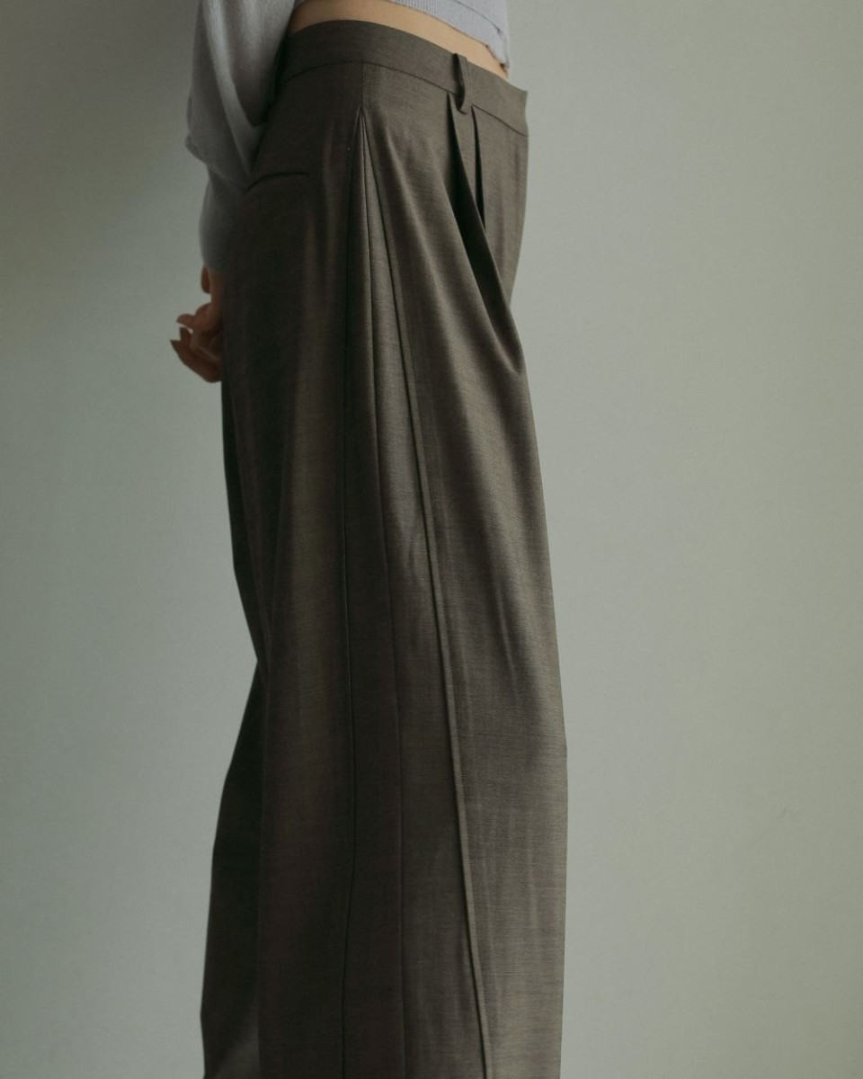 anuke（アンヌーク） (アンヌーク）Panel Wide Pants 即納 SALE