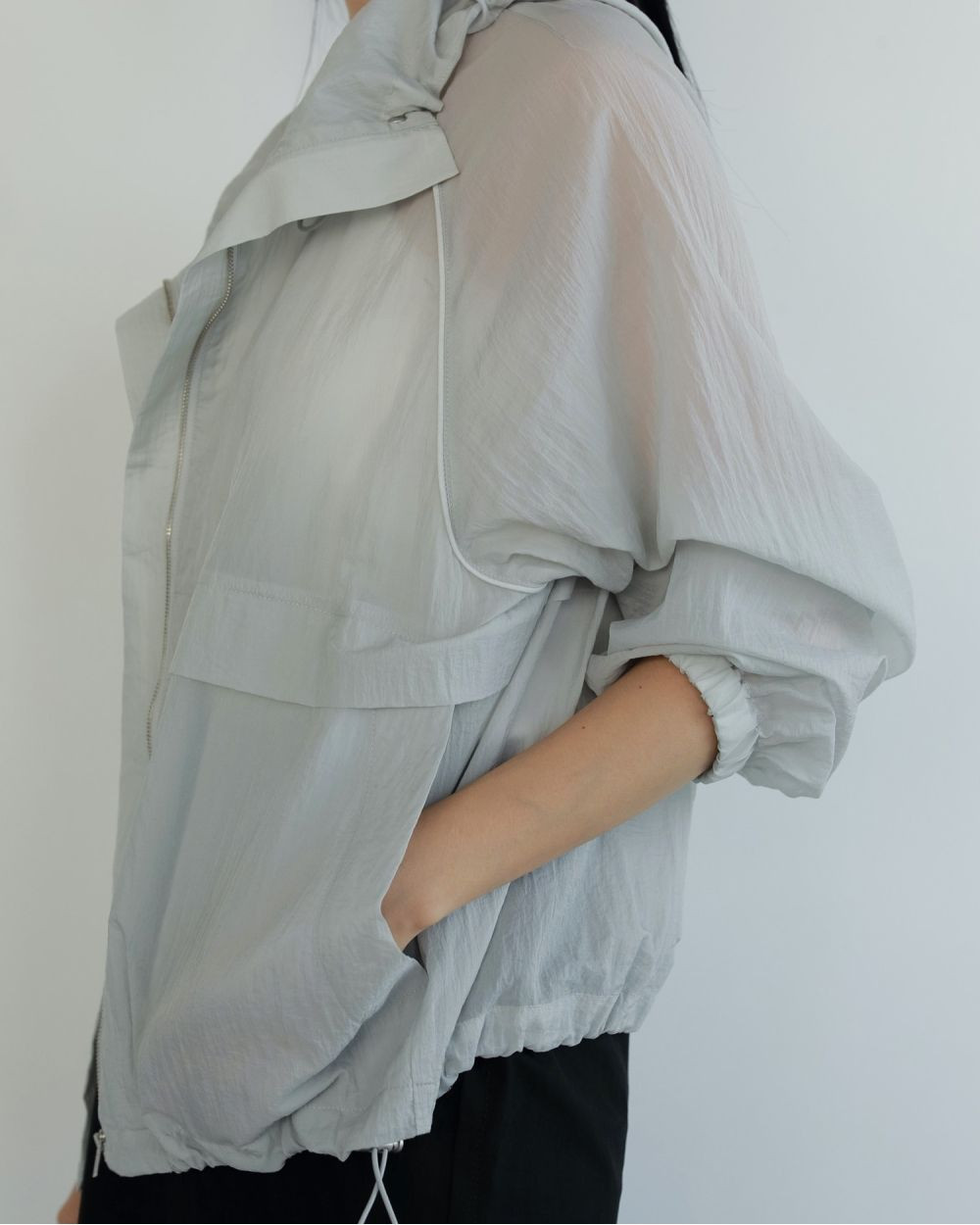 anuke Nylon Light Blouson ブラック 38 anuke ANUKE (アンヌーク）Nylon Light Blouson 予約4月中旬