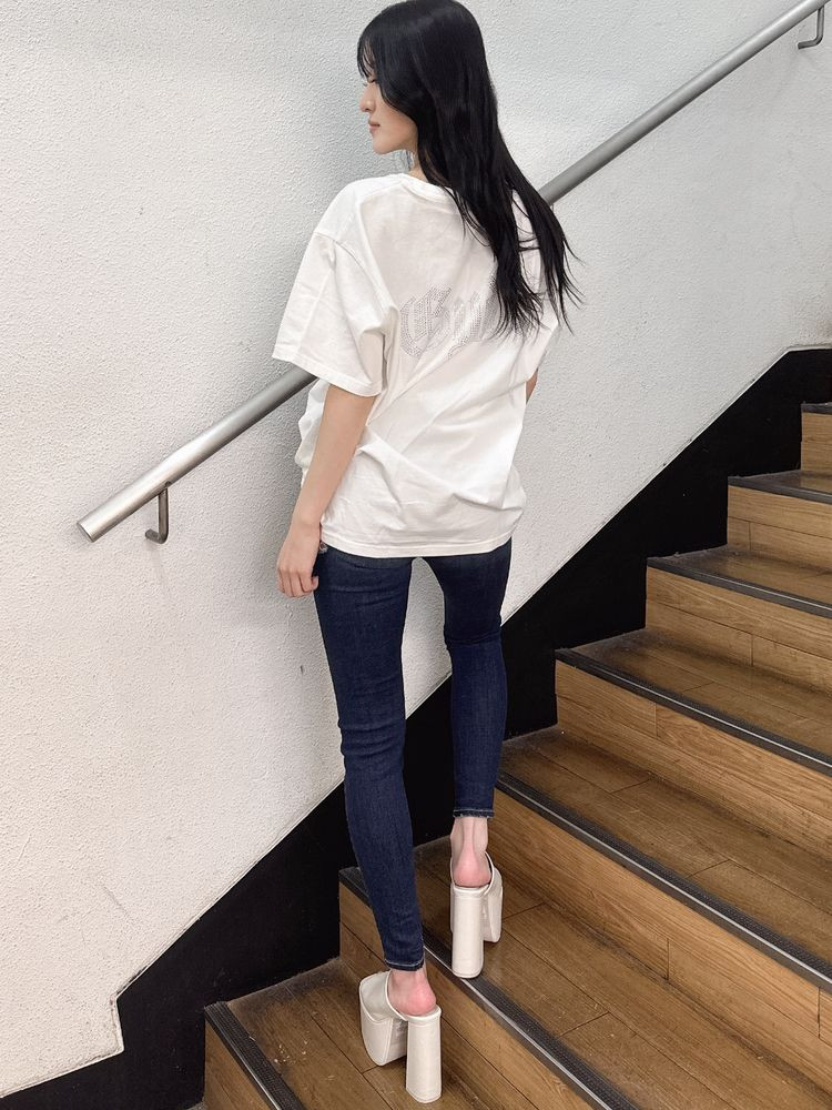 GYDA GYDA（ジェイダ）BACK bijou BIG Tシャツ 即納 : RAPTURE
