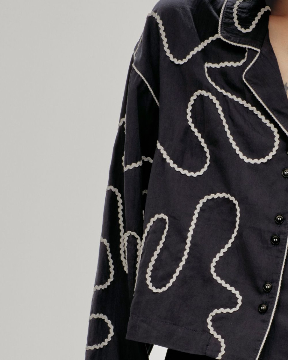 トップス TODAYFUL Geometric Pajamas Shirts トップス TODAYFUL Geometric Pajamas Shirts TODAYFUL(トゥデイ