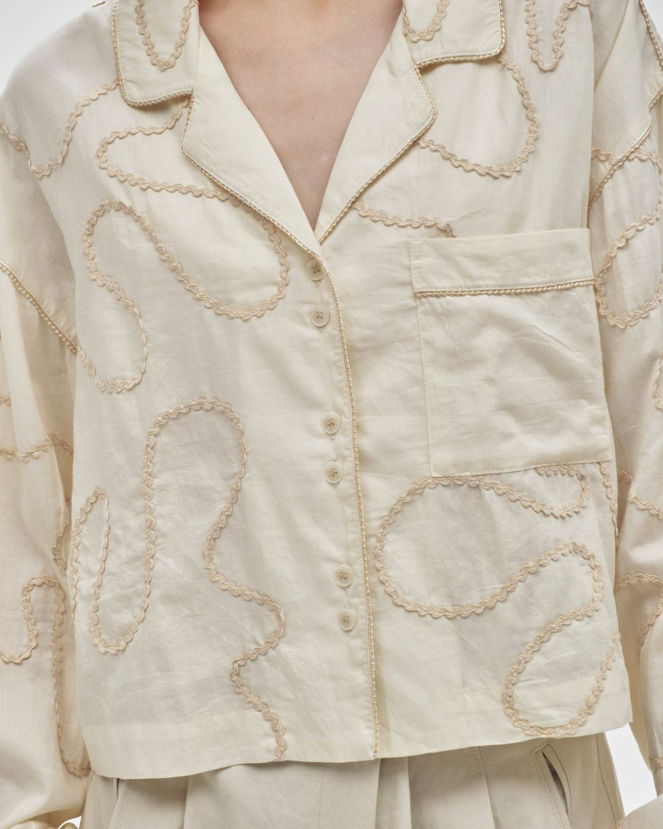 トップス TODAYFUL Geometric Pajamas Shirts トップス TODAYFUL Geometric Pajamas Shirts TODAYFUL(トゥデイ
