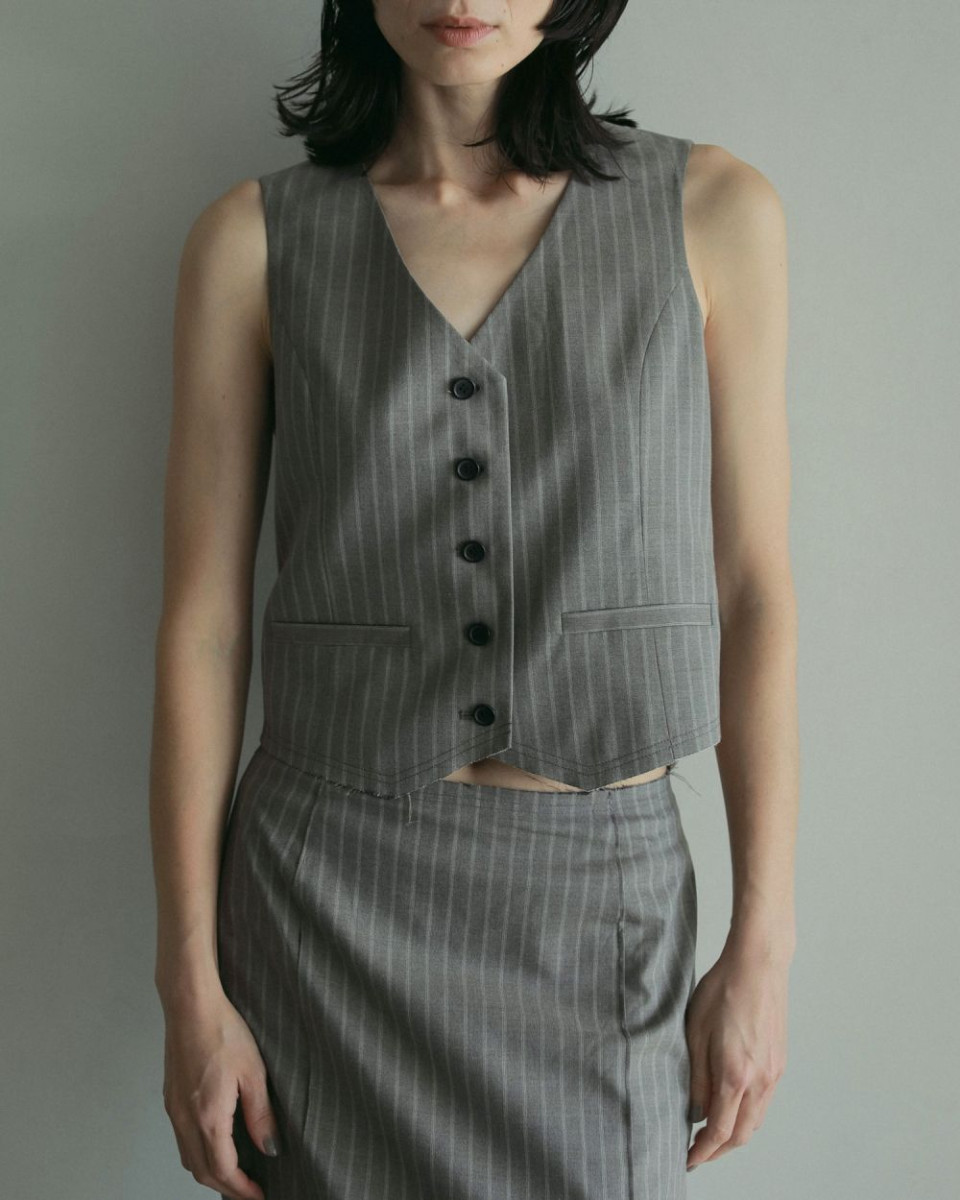 anuke アンヌーク*Cutoff Over Vest ànuke online store（アンヌーク） / Cutoff Over VestCutoff