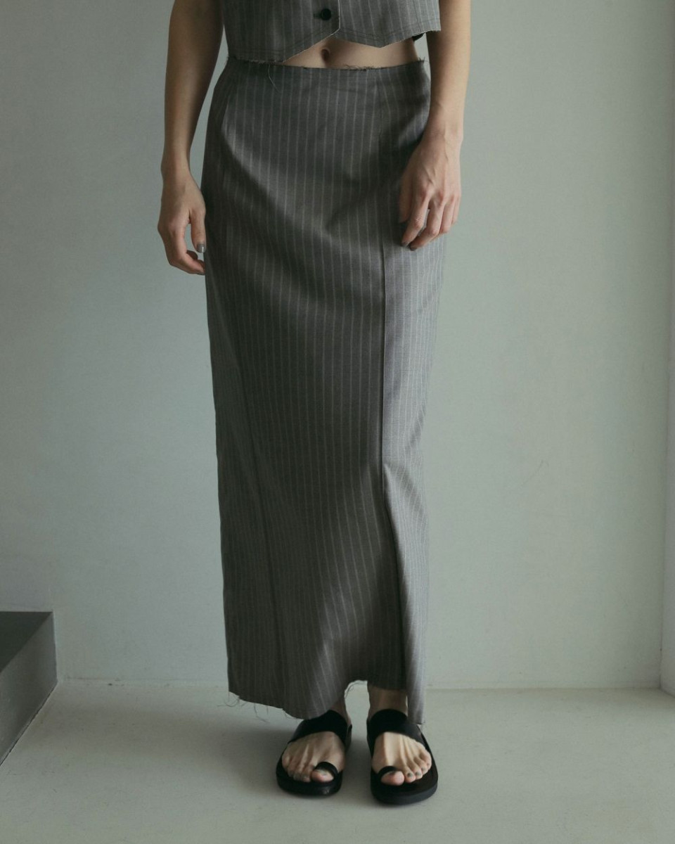 anuke（アンヌーク） (アンヌーク）Cutoff Pencil Skirt 即日発送 SALE