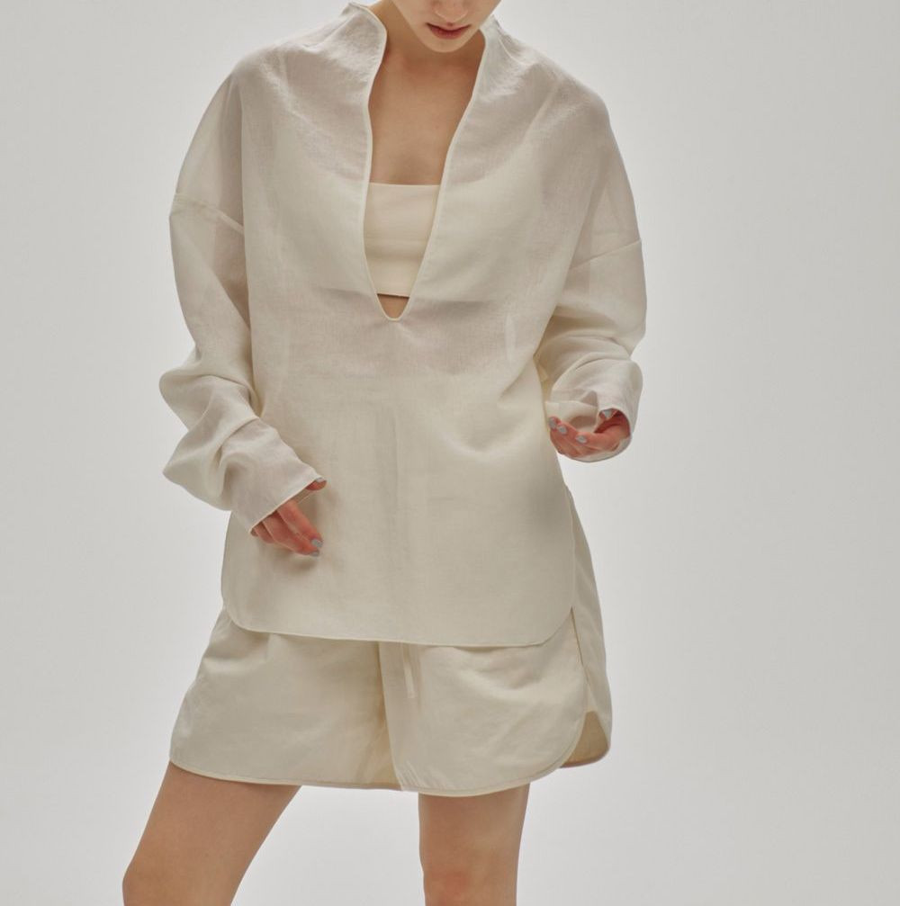 TODAYFUL (トゥデイフル）Slub Slit Shirts 即納 : RAPTURE