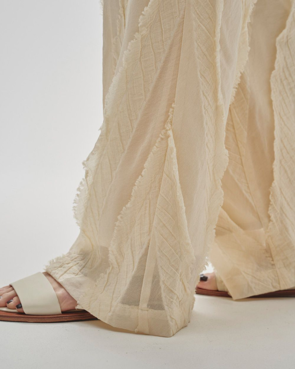 TODAYFUL Sheer Jacquard Trousers /ブラック38 TODAYFUL/トゥデイフル】Sheer Jacquard Trousers/シアー