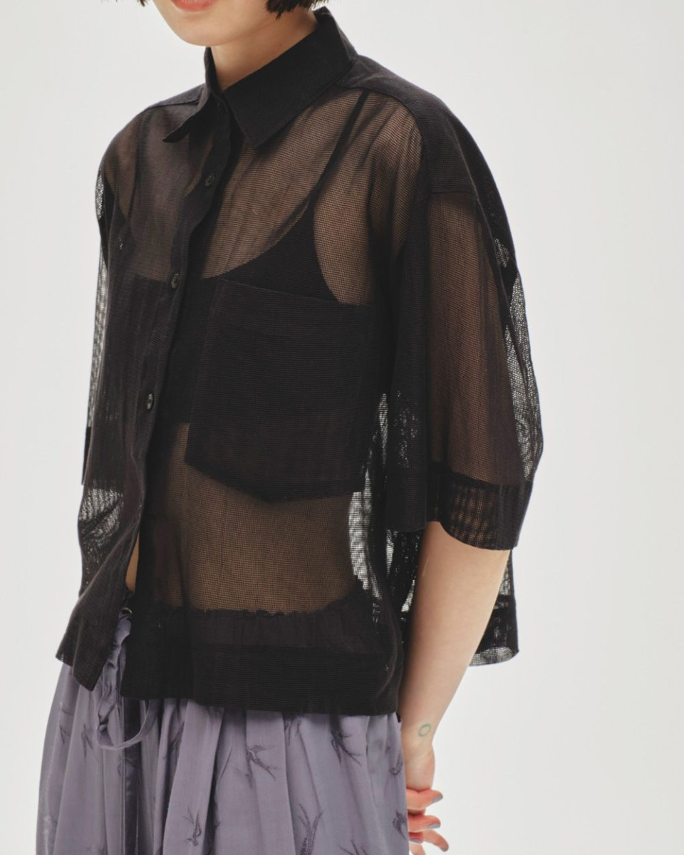 TODAYFUL SALE (トゥデイフル）Mesh Short Shirts 即納 : RAPTURE