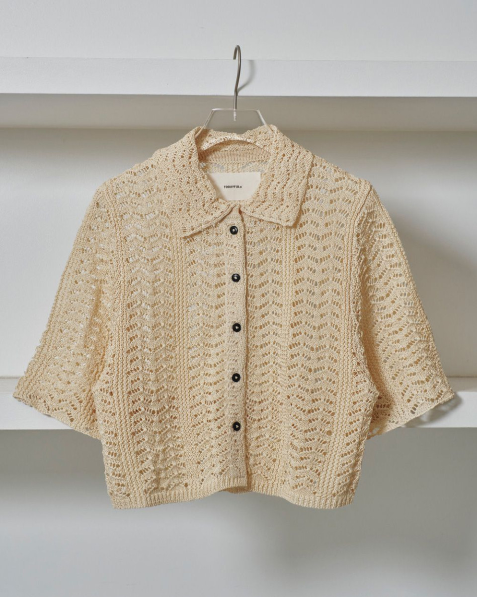 TODAYFUL ( トゥデイフル）Lace Knit Shirts 即納 SALE : RAPTURE