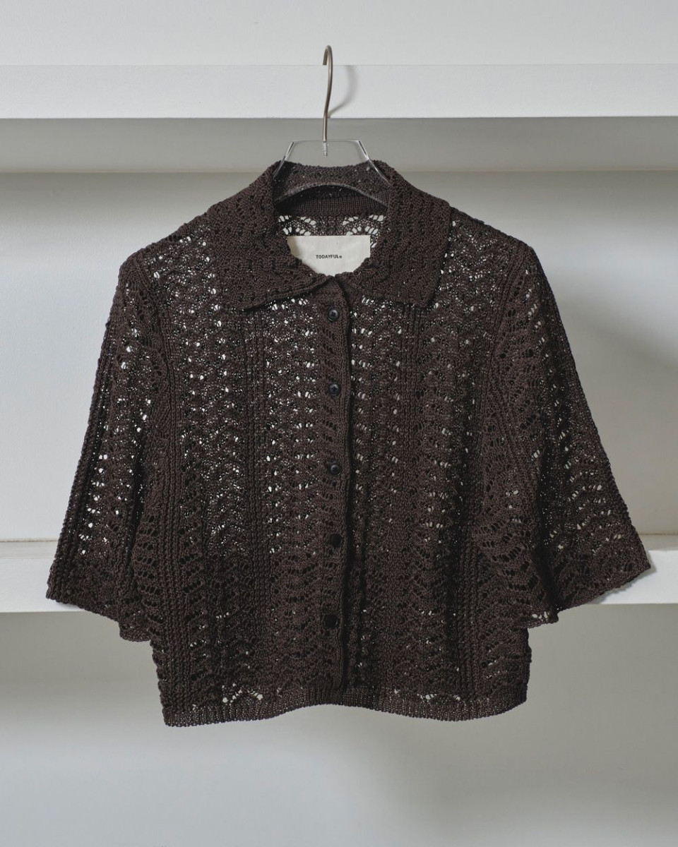 TODAYFUL ( トゥデイフル）Lace Knit Shirts 即納 SALE