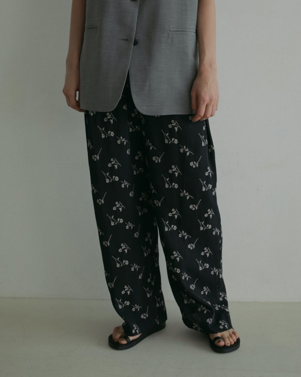 anuke（アンヌーク） Flower Jacquard Pants 即納 SALE : RAPTURE