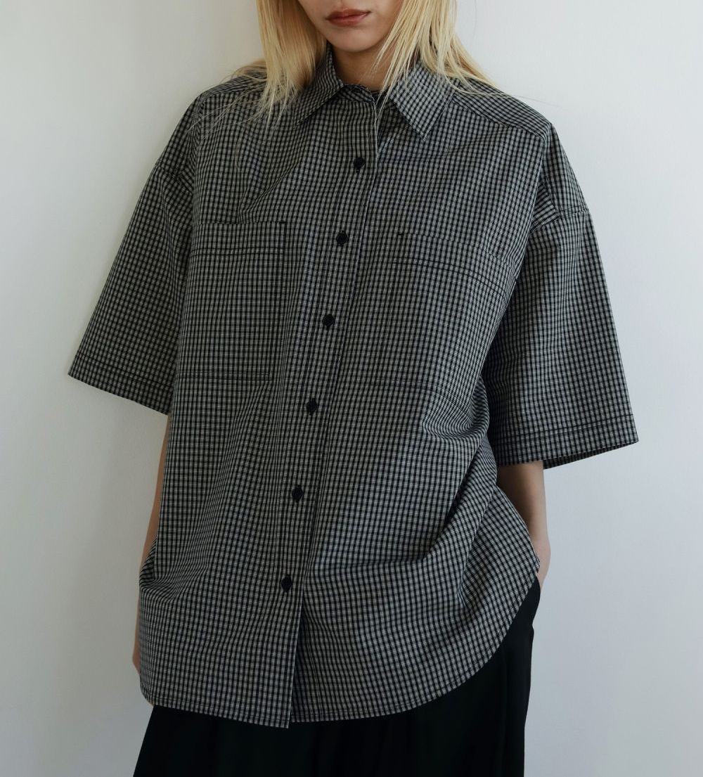 anuke ANUKE アンヌーク Check Over Shirts 即納 : RAPTURE