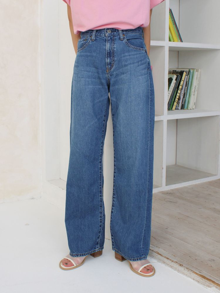 B00434 Ungridアングリッドcasualカラーストレートデニム ヴィンテージストレートデニム[品番：MKSW0050439]｜Ungrid