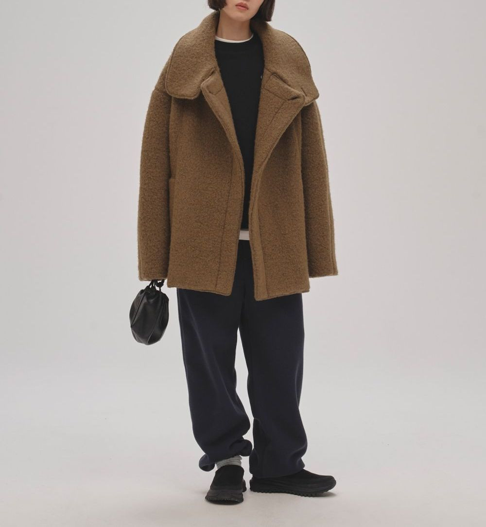 TODAYFUL (トゥデイフル）Standcollar Boucle Jacket 即日発送