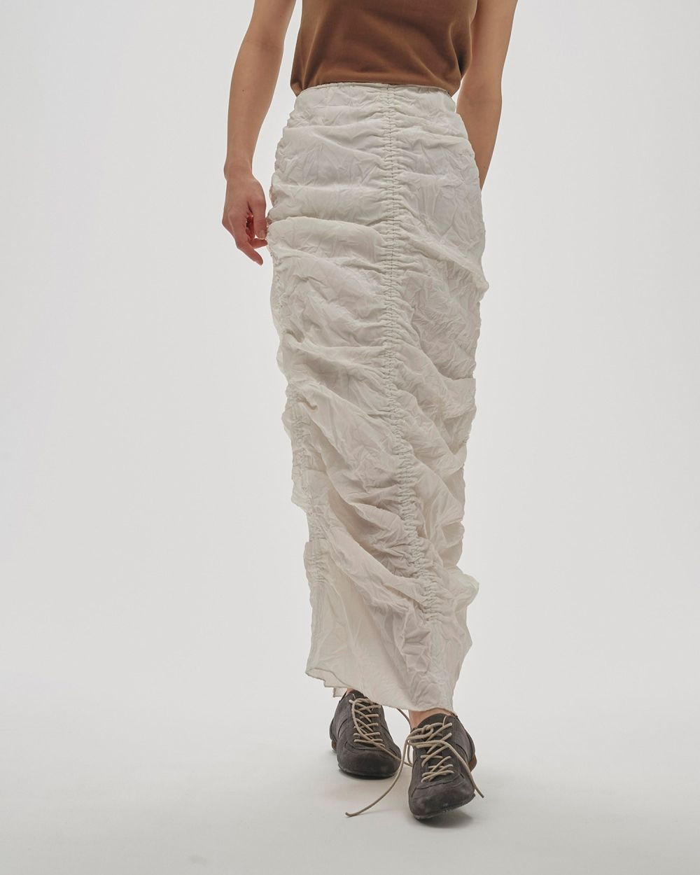 TODAYFUL トゥデイフル Chambray Gather Skirt 即納 : RAPTURE - 通販