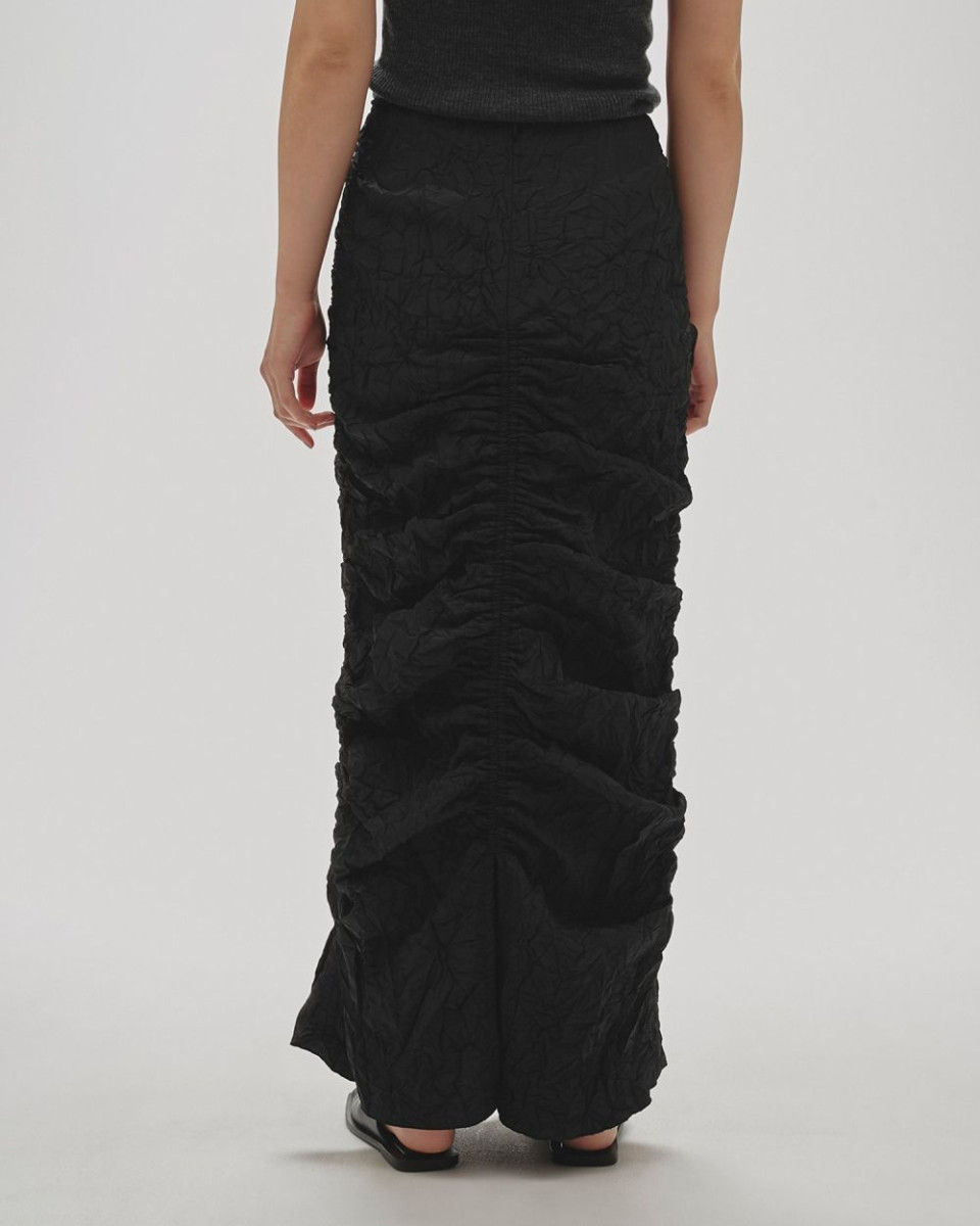 週末セール TODAYFUL Cotton Gather Skirt ブラック TODAYFUL（トゥデイフル）の「コットンギャザースカート（スカート