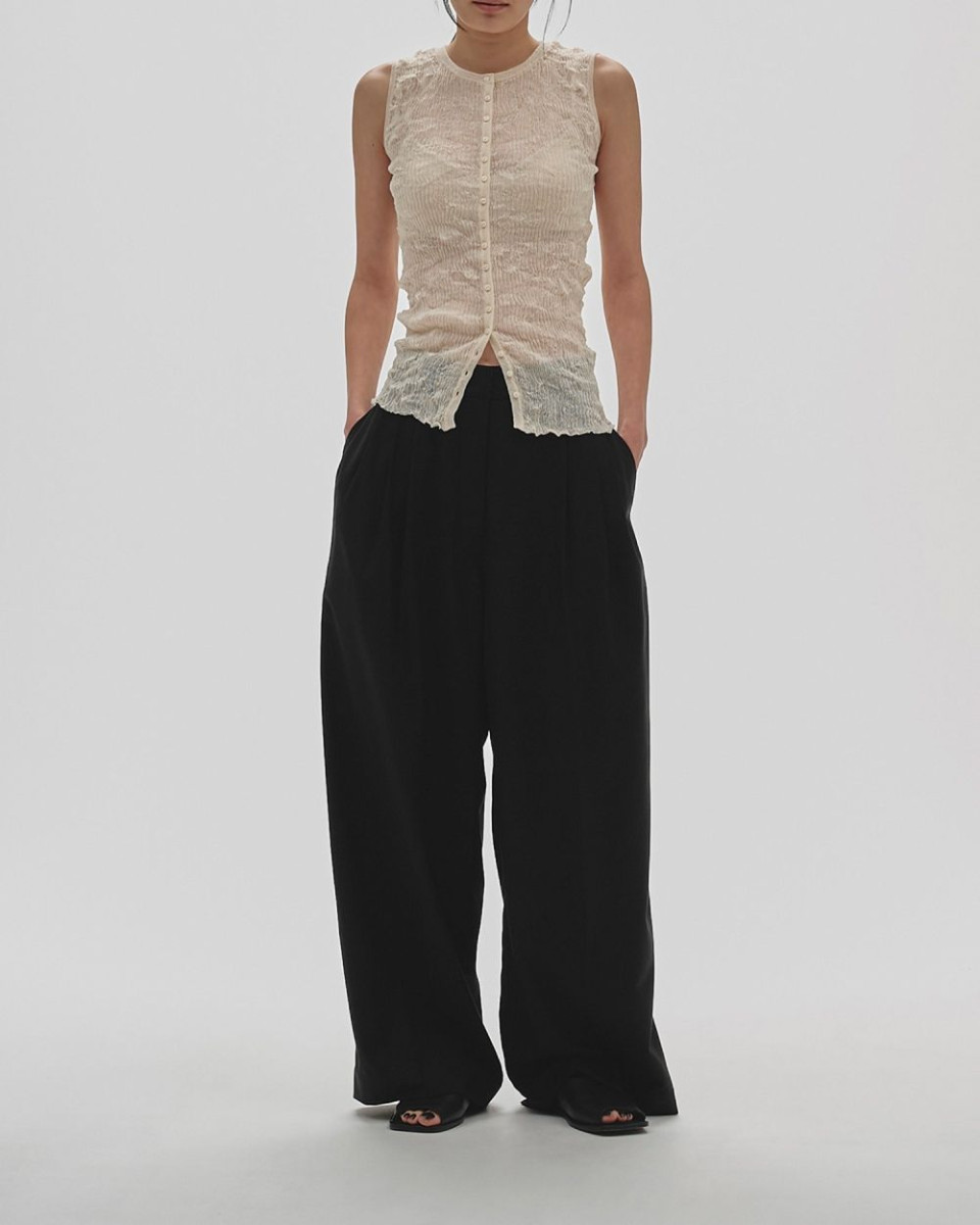 todayful tuck tapered Trousers 36 ホワイト todayful tuck tapered Trousers 36 ホワイト