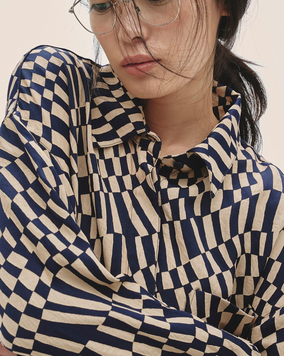 シャツ/ブラウス(長袖/七分) todayful Geometric Pajamas Shirts TODAYFUL SALE トゥデイフル Geometric Over Shirts 即納 : RAPTURE