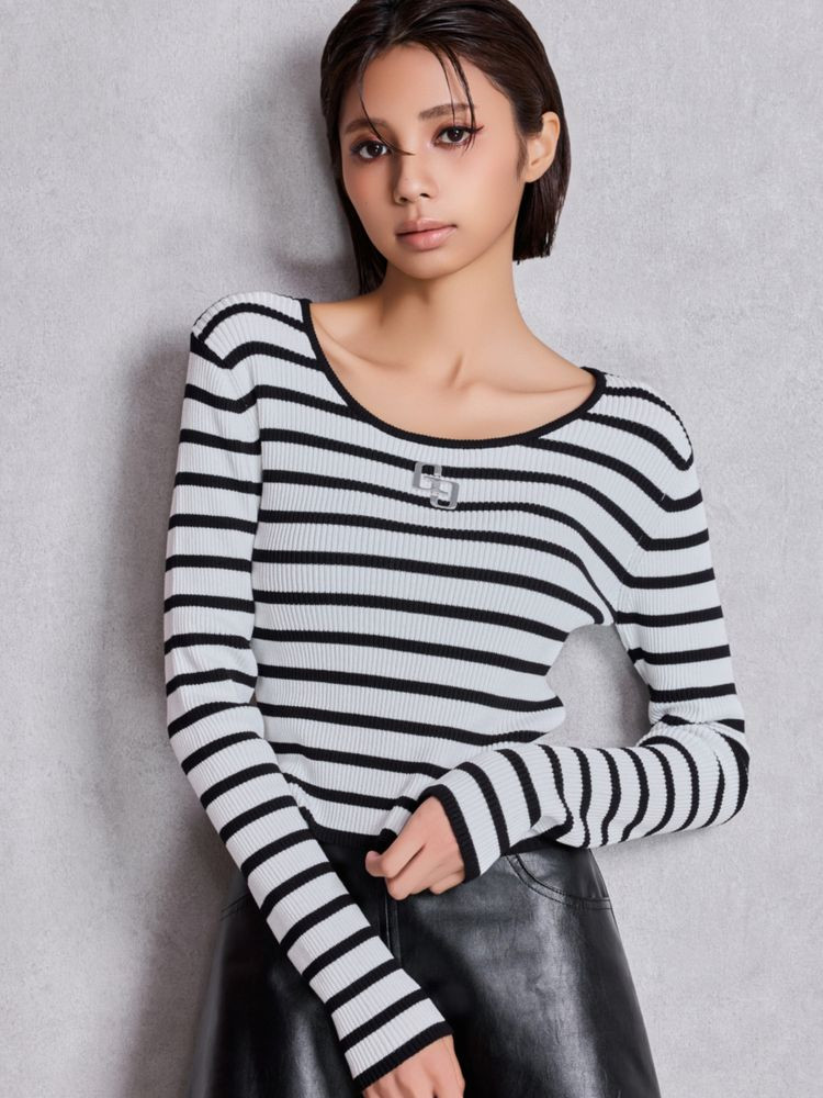 GYDA.ニット２枚セット黒グレー GYDA.ニット2枚セット黒グレー