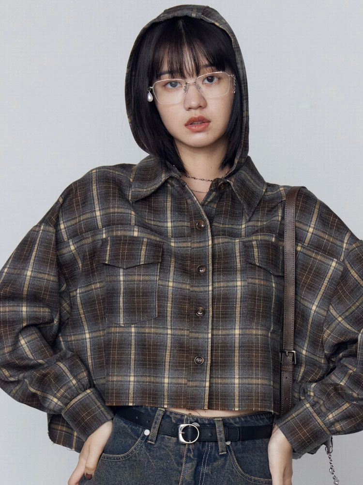 EMODA（エモダ） クロップフードシャツ 即日発送 : RAPTURE - 通販