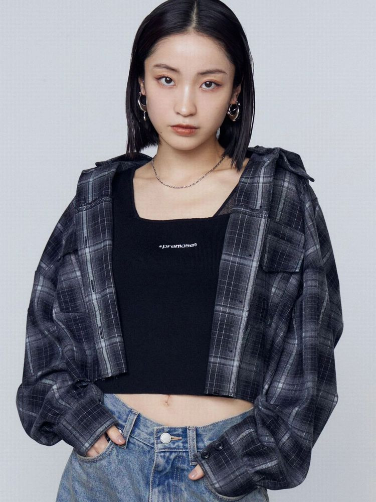 EMODA（エモダ） クロップフードシャツ 即日発送 : RAPTURE - 通販