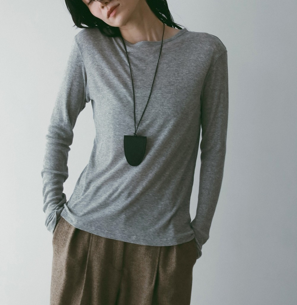anuke（アンヌーク） SALE ANUKE Layered Sheer Long T-shirts 即日