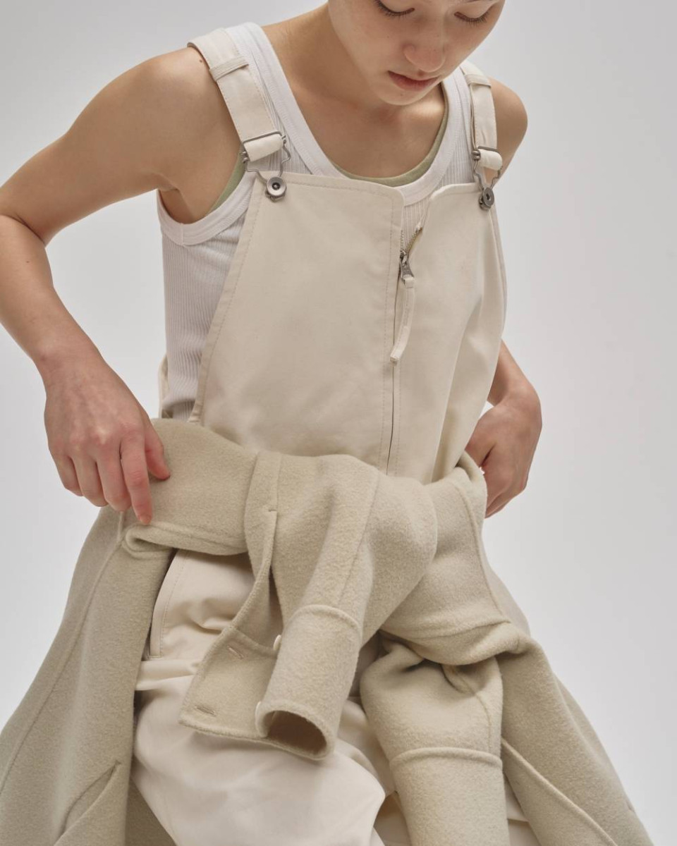 TODAYFUL トゥデイフル Frontzip Twill Salopette 即納 : RAPTURE
