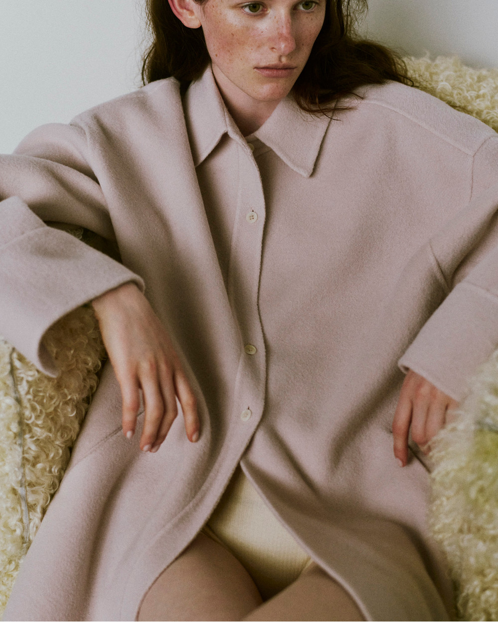 新品！TODAYFUL Wool Shirts Jacket ベビーピンク　38 WOOL SHIRTS JACKET|ウール シャツ ジャケットウール シャツ