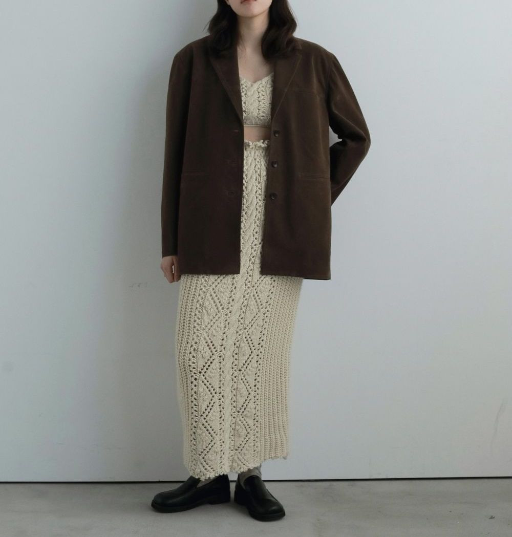 anuke（アンヌーク） Eco Suede Jacket 即日発送 : RAPTURE - 通販