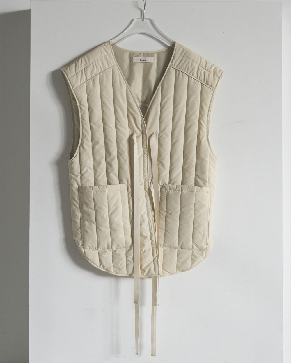 anuke（アンヌーク） Backopen Stripe Vest 即日発送 : RAPTURE - 通販