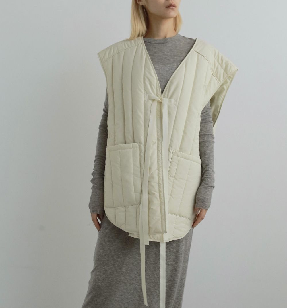 anuke（アンヌーク） Backopen Stripe Vest 即日発送 : RAPTURE - 通販