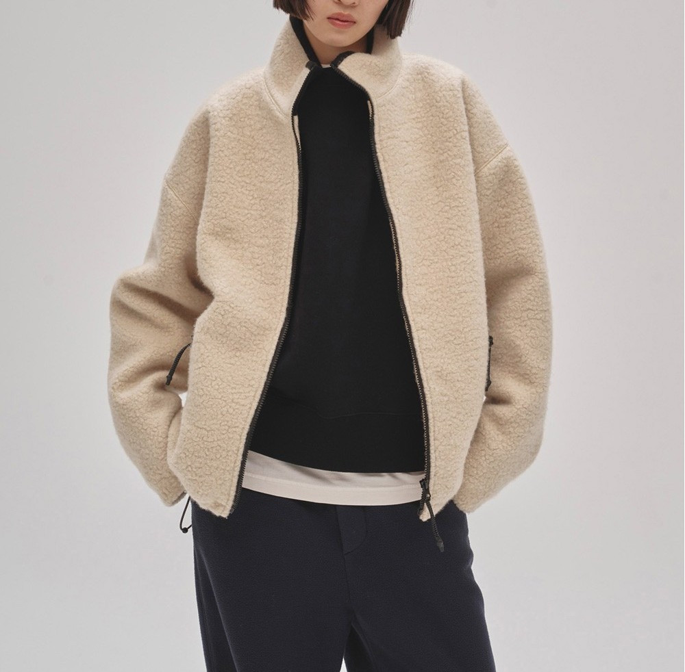 wool zip blouson トゥデイフル todayful TODAYFUL トゥデイフル Wool Zip Blouson - メルカリ