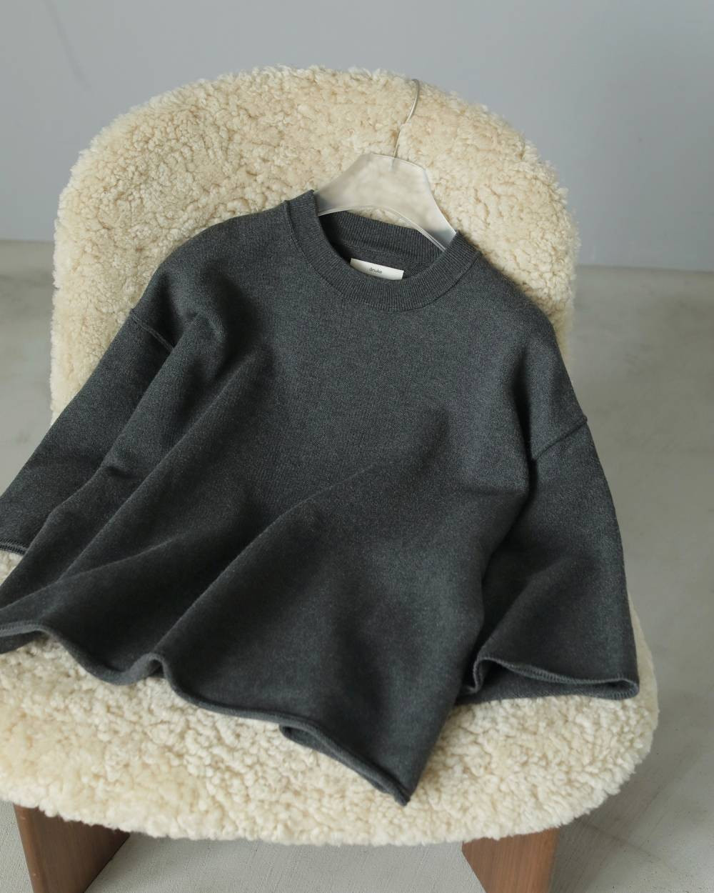 anuke（アンヌーク） Halfsleeve Over Knit 即納 : RAPTURE - 通販
