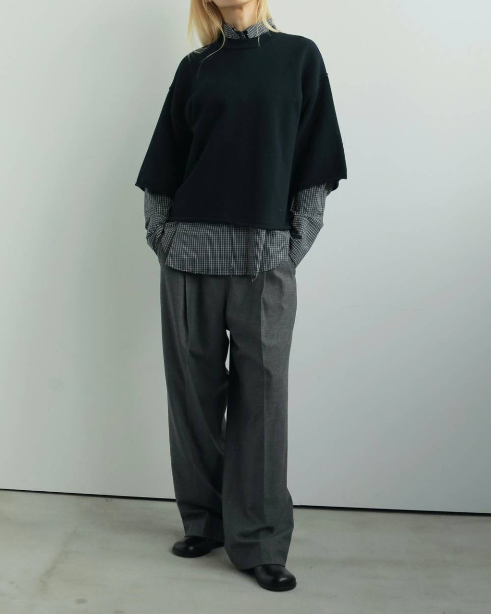 anuke（アンヌーク） Halfsleeve Over Knit 即納 : RAPTURE - 通販