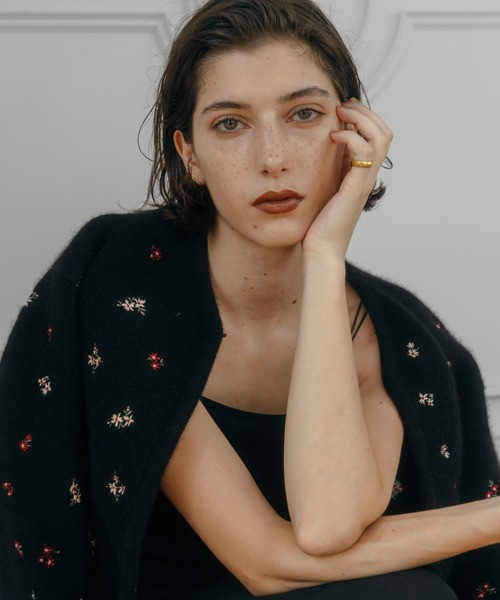 CREDONA（クレドナ） FLOWER EMBROIDERY KNIT JACKET 即納 : RAPTURE