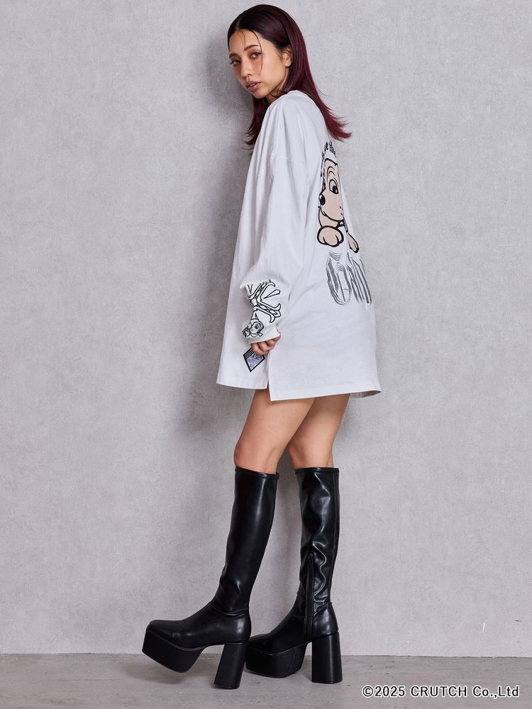 GYDA（ジェイダ） GYDA×GALFY original cross long Tシャツ 即日発送