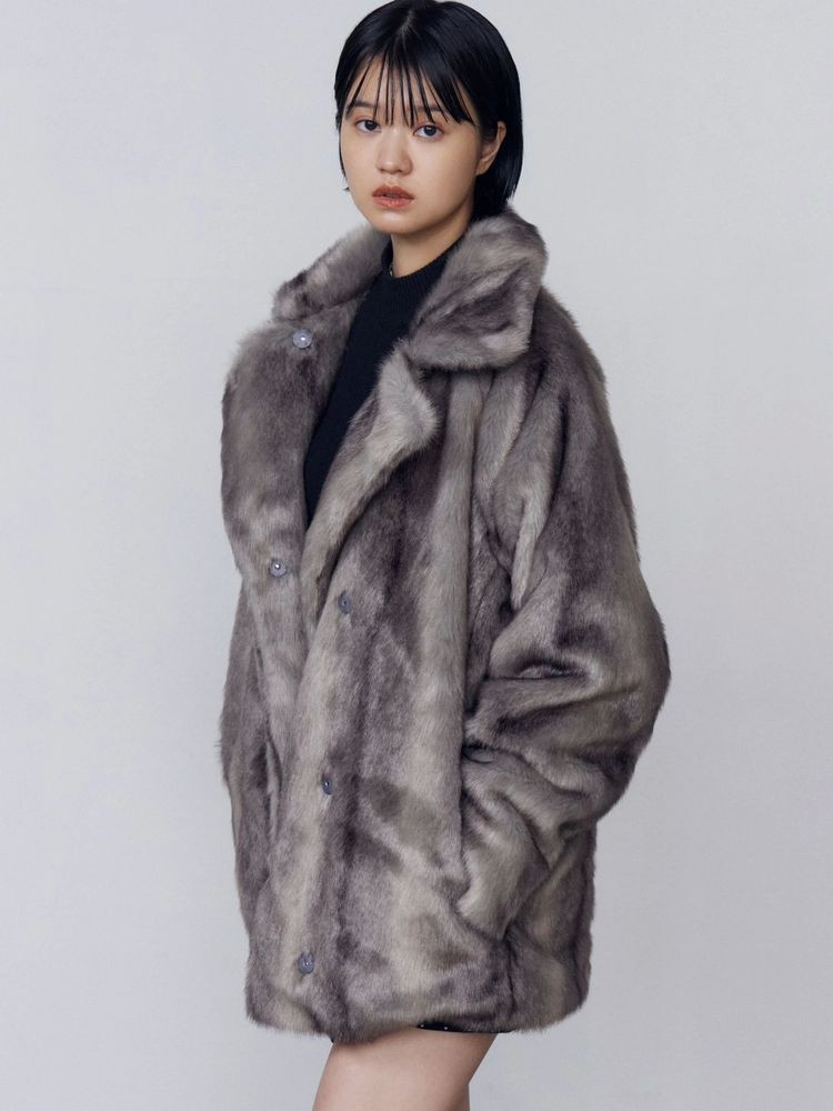 EMODA（エモダ） ミディフェイクファーコート 即日発送 : RAPTURE