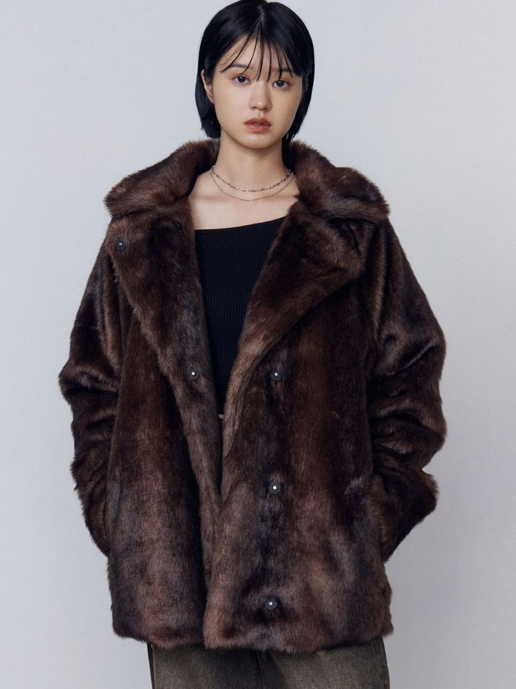 EMODA（エモダ） ミディフェイクファーコート 即日発送 : RAPTURE