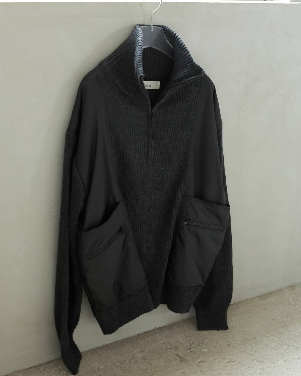 anuke（アンヌーク） アンヌークHalfzip Docking Knit 即日発送