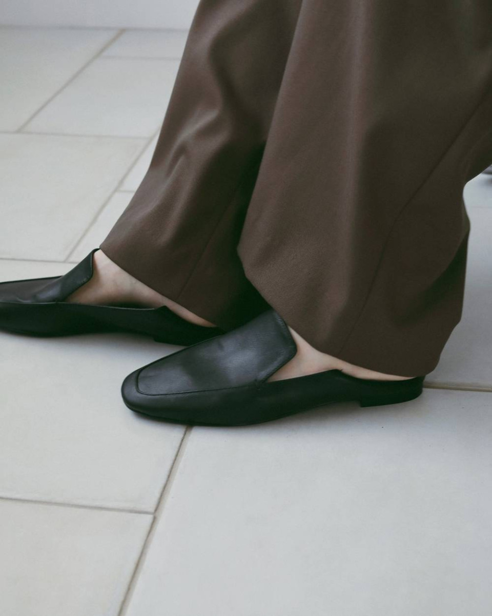 anuke（アンヌーク） Ecoleather Flat Loafers 即日発送 : RAPTURE