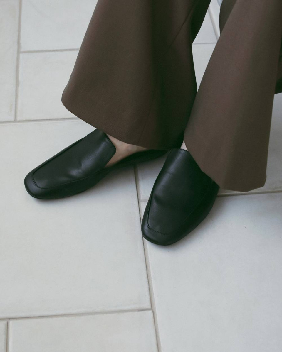 anuke（アンヌーク） Ecoleather Flat Loafers 即日発送 : RAPTURE