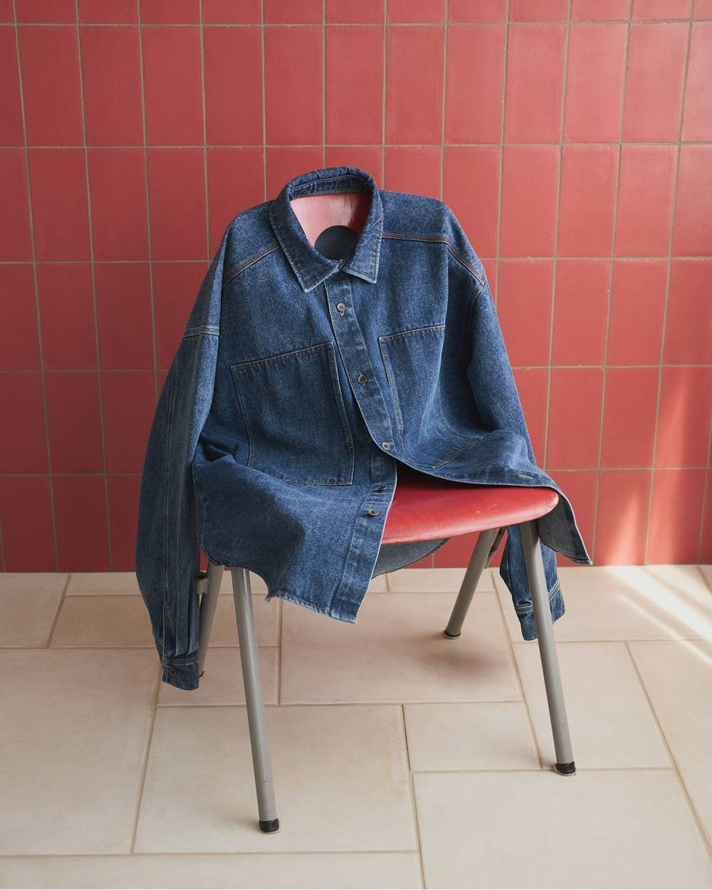 anuke（アンヌーク） Denim Over Shirts 即日発送 : RAPTURE - 通販