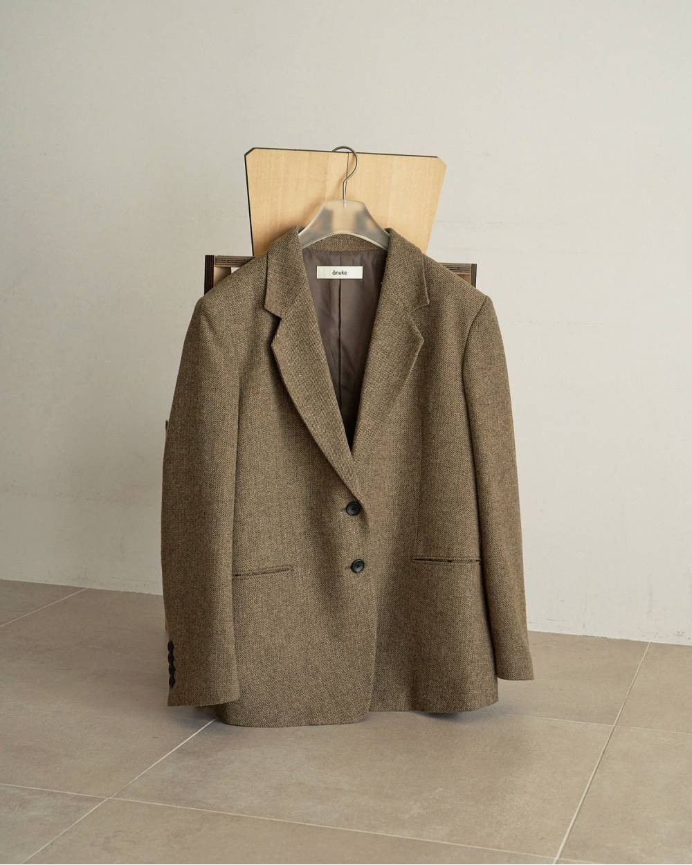 ‼️週末限定お値下げ‼️anuke Herringbone Wool Jacket anuke（アンヌーク） Herringbone Wool Jacket 予約商品 : RAPTURE