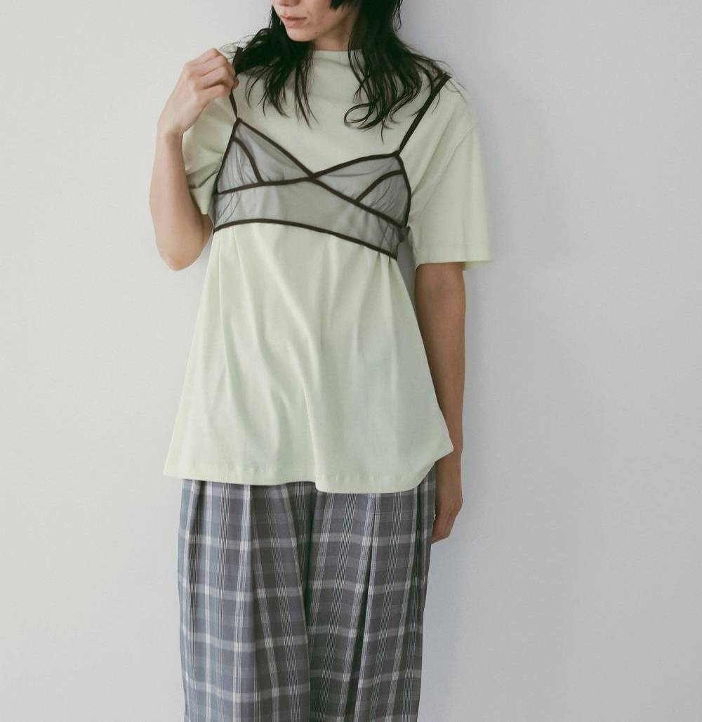 anuke（アンヌーク） Sheer Over T-Shirts 即日発送 : RAPTURE - 通販